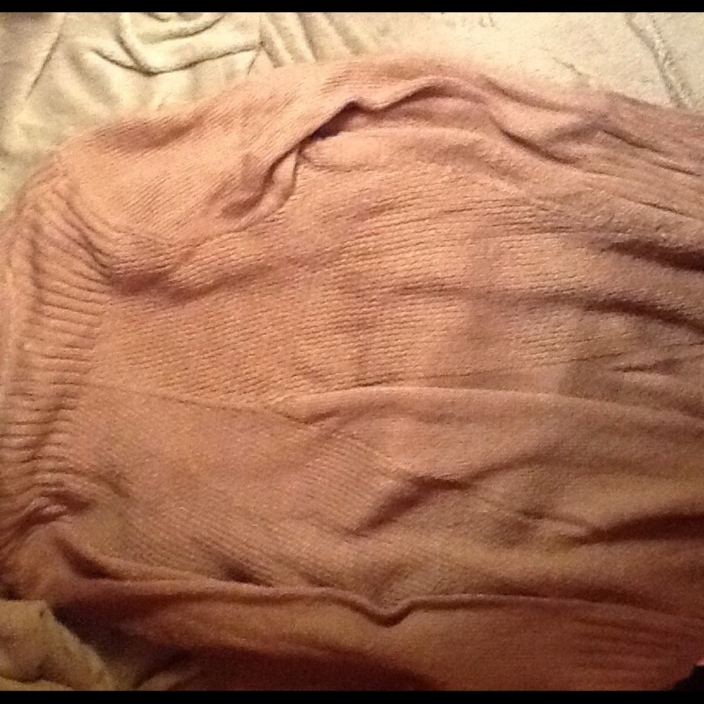 Brown Open Front Sweater